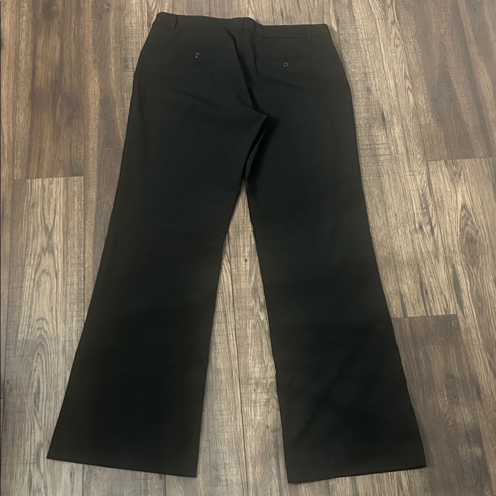 GAP Perfect Trouser Women’s Size 12L Black Dress Pants 35.5” Inseam - Picture 5 of 6